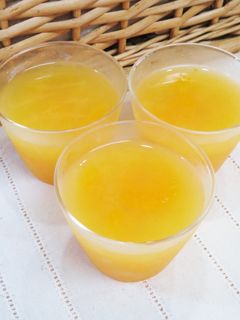 *みかん&オレンジのやわらか寒天ゼリー*-レシピのメイン写真