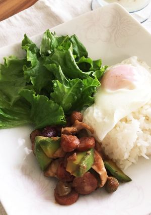 アボカドのステーキソース炒め-レシピのメイン写真