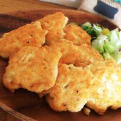 รูปของ ササミで油揚げ入りチキンナゲット