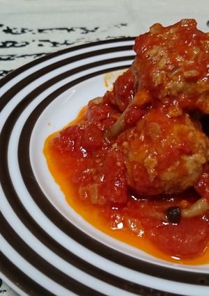 ふわふわミートボールのトマト煮-レシピのメイン写真