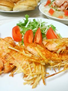 ☆簡単☆鮭のパリパリポテト衣-レシピのメイン写真
