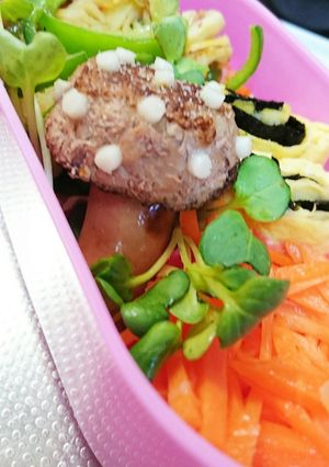 キャラ弁☆きのこ♪おかずver お弁当に-レシピのメイン写真