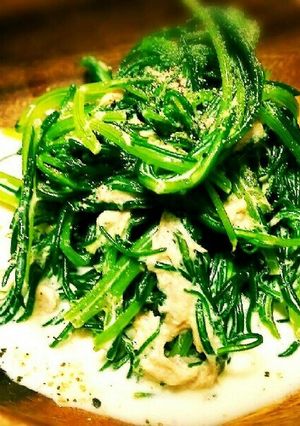 【時短】おかひじき＆ツナサラダ【春野菜】-レシピのメイン写真