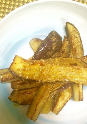 簡単トロリ★焼きなすのごまめんつゆびたし-レシピのメイン写真