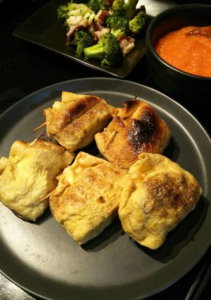 低糖質！舞茸の和風キッシュもどき　-レシピのメイン写真