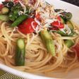 シラスと季節のお野菜の和風パスタ