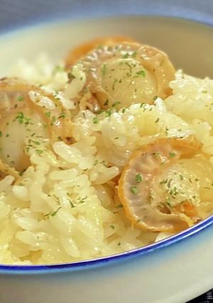 (σ・∀・)σ バター醤油「帆立ごはん」-レシピのメイン写真