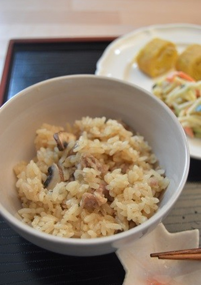 きのこと豚肉の炊き込みごはん-レシピのメイン写真