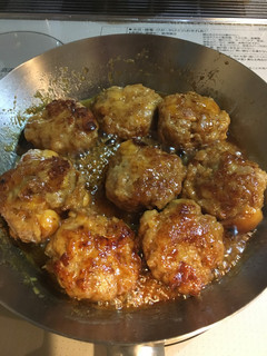お麩入り和風照り焼きハンバーグ-レシピのメイン写真