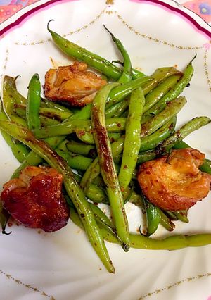 簡単な中華の鶏肉とインゲン炒め-レシピのメイン写真