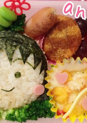 キャラ弁 まるちゃん ちびまる子ちゃん-レシピのメイン写真