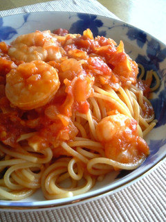 エビのトマトソースパスタ-レシピのメイン写真