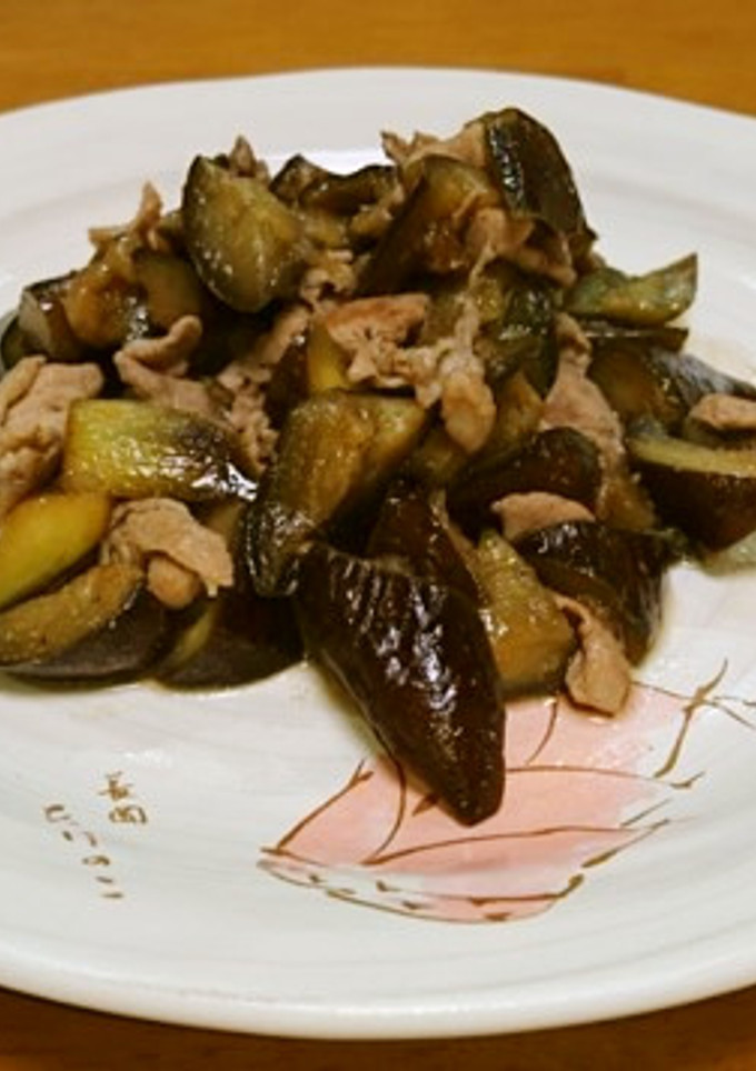 ナスと豚肉の和風炒め煮-レシピのメイン写真