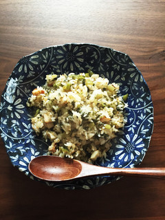 野沢菜漬けとちくわのチャーハン-レシピのメイン写真