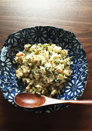 野沢菜漬けとちくわのチャーハン-レシピのメイン写真