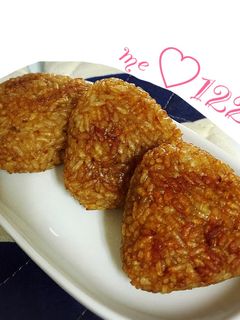 簡単❁トースターで焼きおにぎり♡-レシピのメイン写真