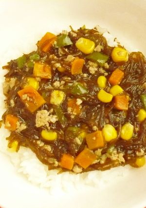 もずく丼ぶり・保育園給食-レシピのメイン写真