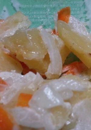 【レンジで簡単】玉ねぎ&人参ポテトサラダ-レシピのメイン写真
