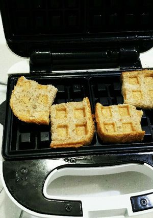 ワッフルメーカーでココナッツトースト♪-レシピのメイン写真