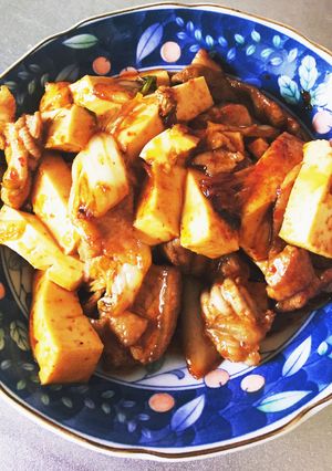 豚肉と豆腐の甘辛炒め-レシピのメイン写真
