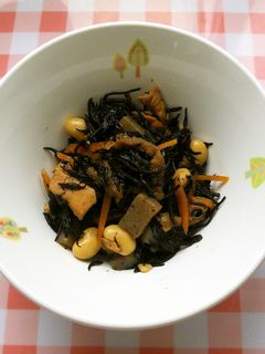 ひじきの炒め煮 給食-レシピのメイン写真