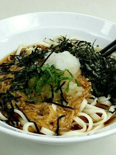 なめたけ冷やしうどん-レシピのメイン写真