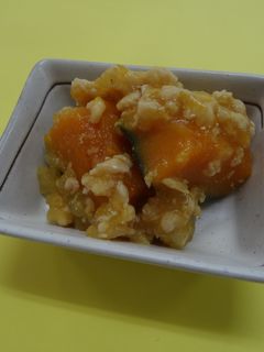 南瓜と鶏そぼろあんかけ-レシピのメイン写真