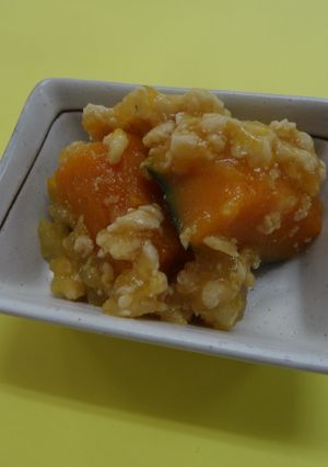 南瓜と鶏そぼろあんかけ-レシピのメイン写真