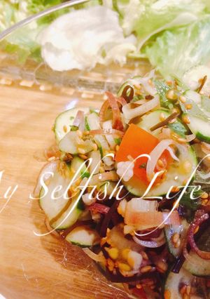 きゅうりとトマトとみょうがの塩昆布和え-レシピのメイン写真