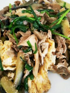 豚肉とニラ炒め-レシピのメイン写真