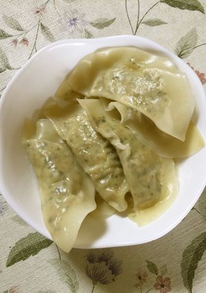 梅と豆腐の水餃子-レシピのメイン写真