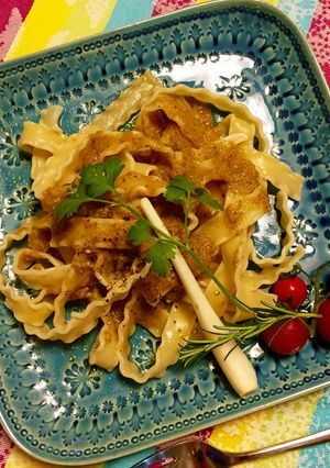 伊田舎パスタ☆トマトハーブ＆エシャロット-レシピのメイン写真