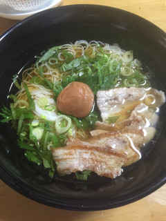 鉄板!うまうまうめ豚そーめん!-レシピのメイン写真