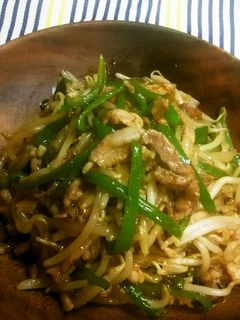 簡単&節約!もやしDE青椒肉絲♪-レシピのメイン写真