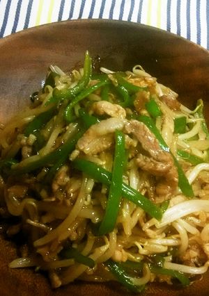 簡単＆節約！もやしDE青椒肉絲♪-レシピのメイン写真