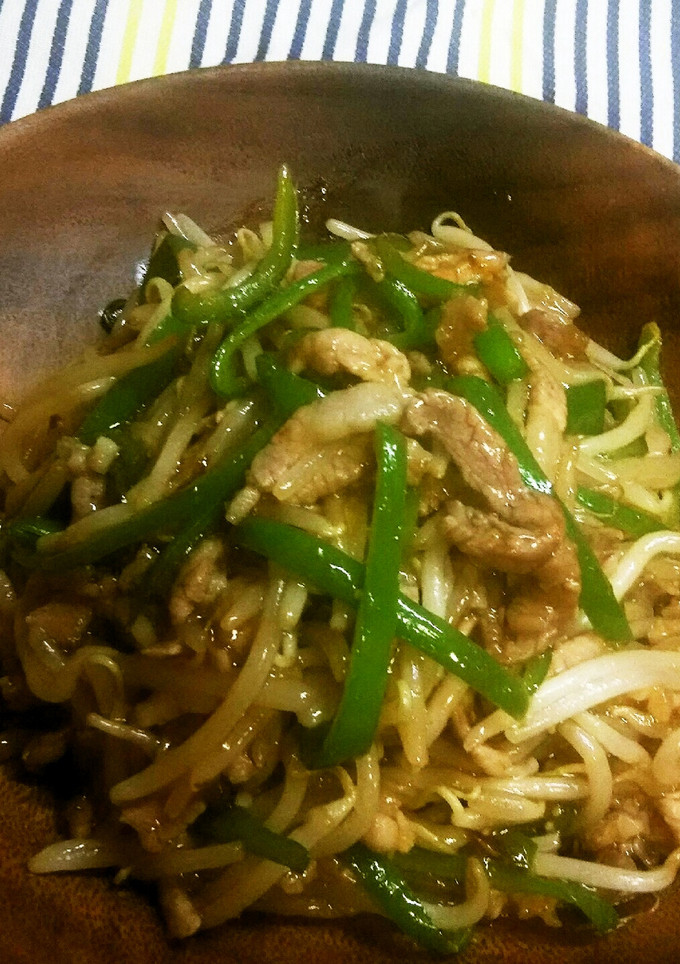 簡単＆節約！もやしDE青椒肉絲♪-レシピのメイン写真
