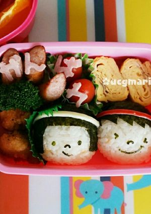 キャラ弁☆運動会がんばれ弁当-レシピのメイン写真
