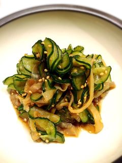 キュウリとクラゲの中華和え-レシピのメイン写真