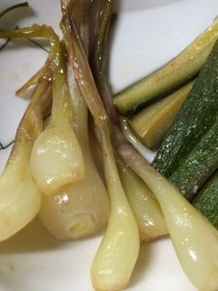 ズッキーニとエシャロットのめんつゆ焼き-レシピのメイン写真