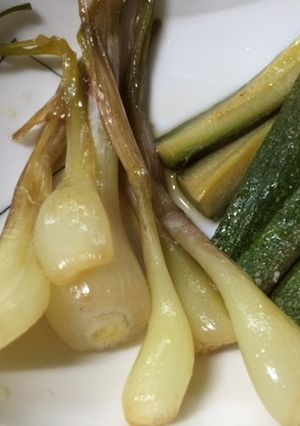 ズッキーニとエシャロットのめんつゆ焼き-レシピのメイン写真