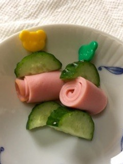お弁当 おかず ハムきゅうり-レシピのメイン写真