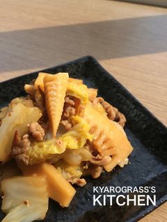 白菜が決め手☆筍と豚肉のオイスター炒め-レシピのメイン写真