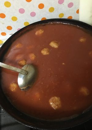 肉団子のあんかけ-レシピのメイン写真