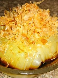 レンジでチンした新玉ねぎのポン酢かけ❗-レシピのメイン写真