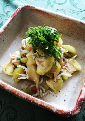 茄子としらすのさっぱり梅和え-レシピのメイン写真