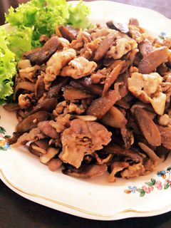 豚肉とごぼうのすき焼き炒め-レシピのメイン写真