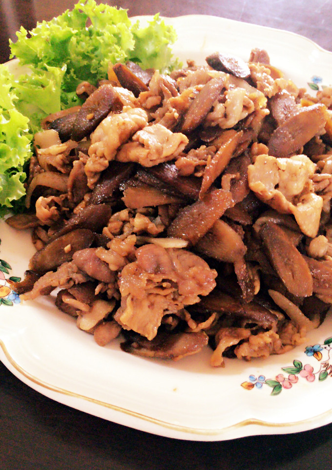 豚肉とごぼうのすき焼き炒め-レシピのメイン写真