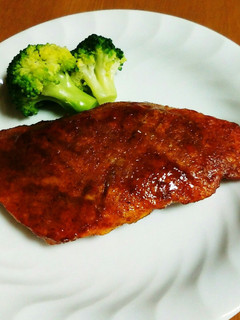鮭のカレー照り焼き(減塩レシピ)-レシピのメイン写真