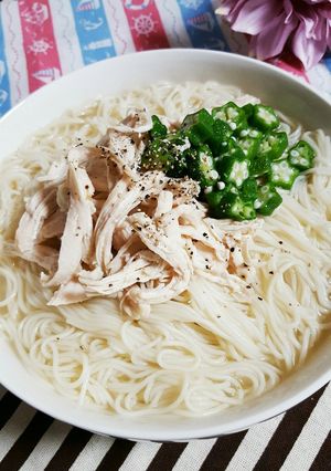 さっぱり鶏塩そうめん☆-レシピのメイン写真