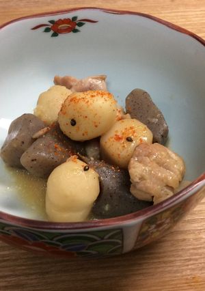 里芋と鶏肉の味噌煮-レシピのメイン写真